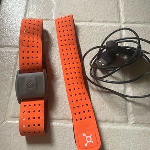 Orange Theory Heart Monitor, Charger, and Extra Strap